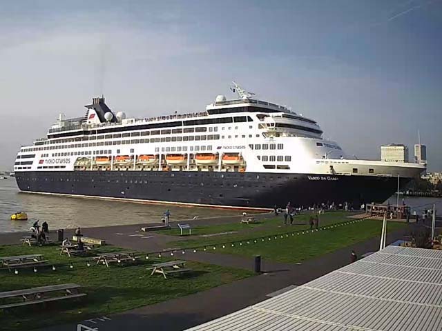 Aankomst Maiden Call Vasco da Gama in Rotterdam